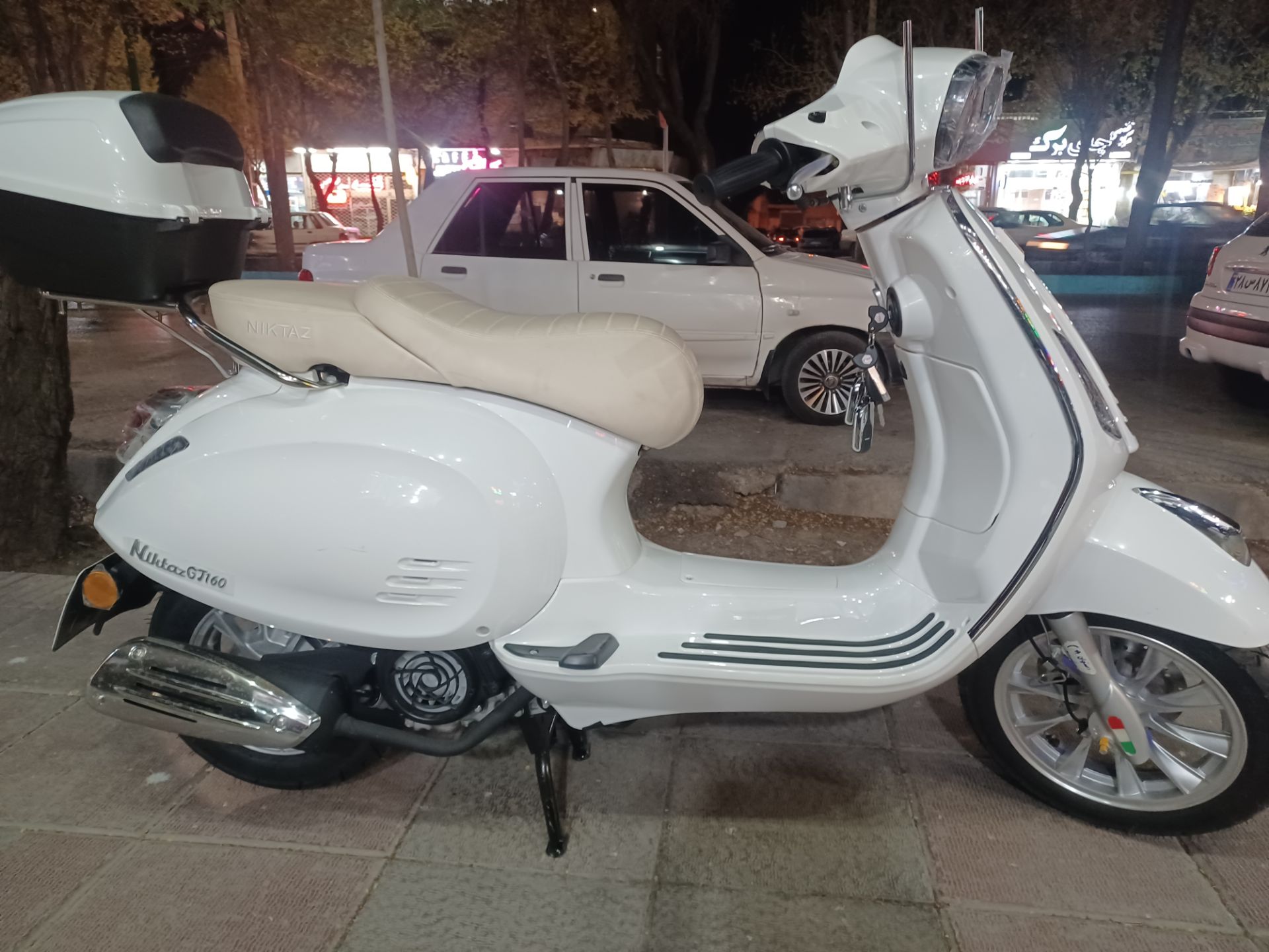 موتور سیکلت نیکتاز GT 160CC طرح وسپا اسکوتری 1404