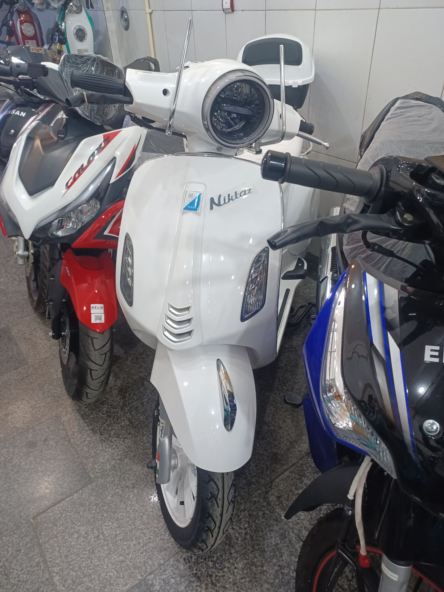 موتور سیکلت نیکتاز GT 160CC طرح وسپا اسکوتری 1405